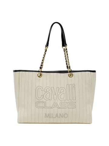 cavalli CLASS Vale Shopper Tasche 40 cm in natural striped-black