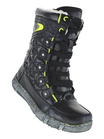 Roadstar Winterschuhe in Schwarz/Gelb