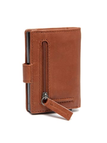 The Chesterfield Brand Kaunas Geldbörse RFID Schutz Leder 7.5 cm in cognac