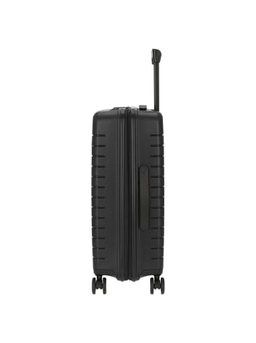 BRIC`s BY Ulisse - 4-Rollen-Trolley 65 cm erw. (black) in schwarz