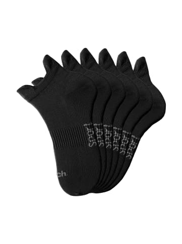 Bench Sneakersocken in 6x schwarz