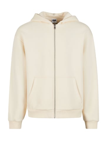 Urban Classics Urban Classics Zip-Kapuzenpullover in whitesand