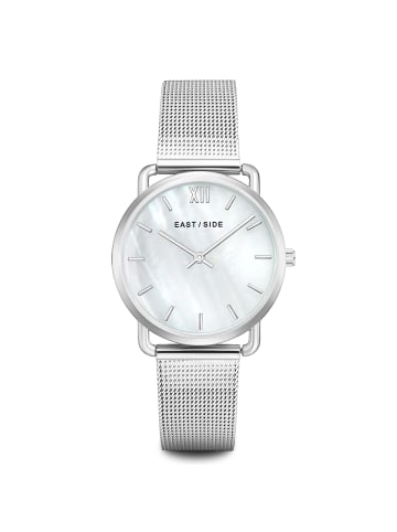 Eastside NY Quarzuhr Pearl Moon Edelstahl in silber