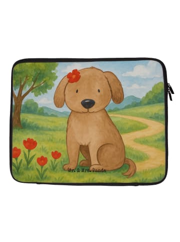 Mr. & Mrs. Panda Laptoptasche Hund Dame Design ohne Spruch in Weiß