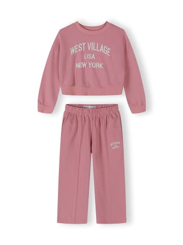 Minoti 2-tlg Jogginganzug 30FLEECE161 in pink