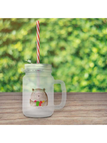 Mr. & Mrs. Panda Glas Bär Gefühl ohne Spruch in Transparent