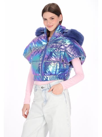 myMo Women Jacket in blue rainbow