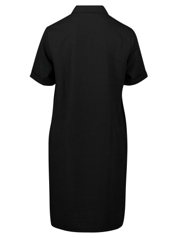 Betty Barclay Leinenkleid mit Knopfleiste in Schwarz