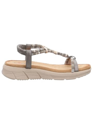 Artiker Keilsandalette in grau