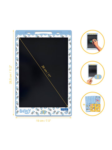 Lexibook Bluey 11″ Mehrfarben E-Ink Zeichentablett mit Schablonen