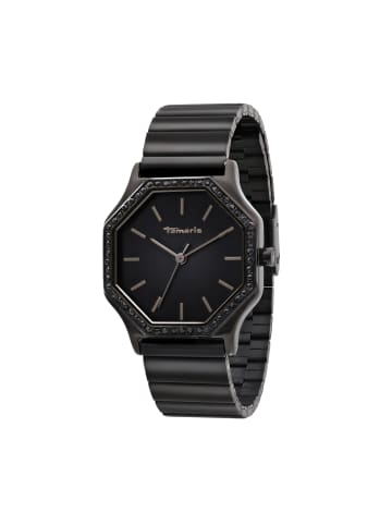 Tamaris Armbanduhr Sparkling Octavia in schwarz