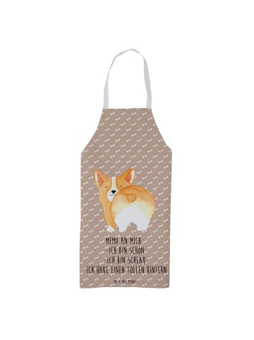 Mr. & Mrs. Panda Kochschürze Corgi Po mit Spruch in Hundeglück