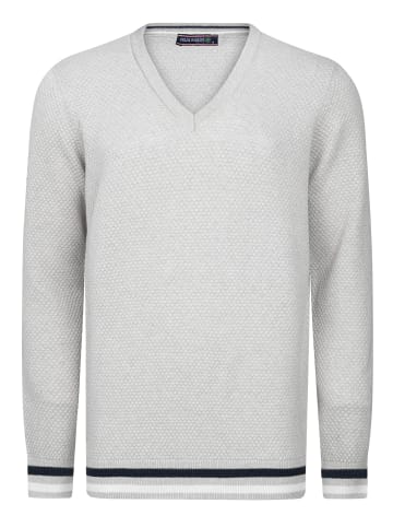 Felix Hardy V-Ausschnitt Pullover in Grau
