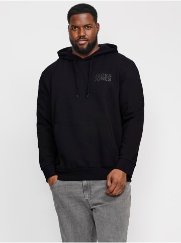 JACK & JONES PLUS Kapuzenpullover in Black