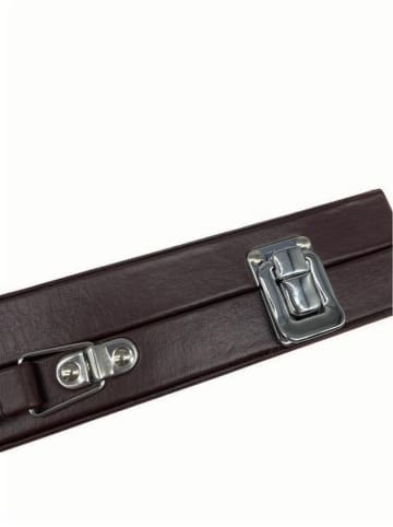 relaxdays Backgammon Koffer in Braun - (B)36 x (H)5,5 x (T)23,5 cm