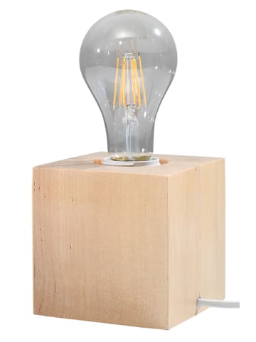 Nice Lamps Tischlampe "GABI" aus Holz  (L)10cm (B)10cm (H)10cm