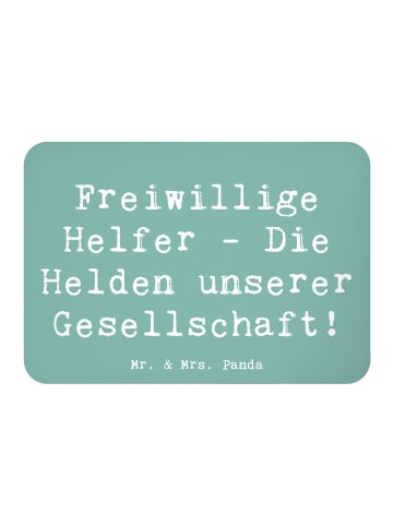 Mr. & Mrs. Panda magnet Spruch Freiwilliger Held mit Spruch in Meeresbrise