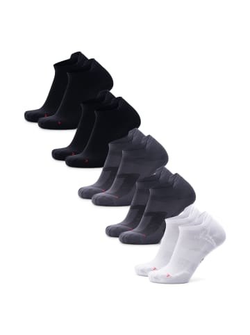 DANISH ENDURANCE Socken No Show Running in black/grey/white