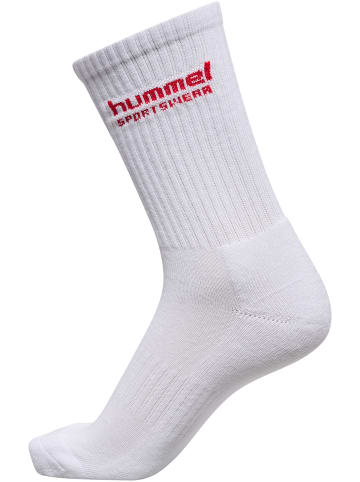 Hummel Hummel Long Socken Hml3-Pack Erwachsene in WHITE/TANGO RED