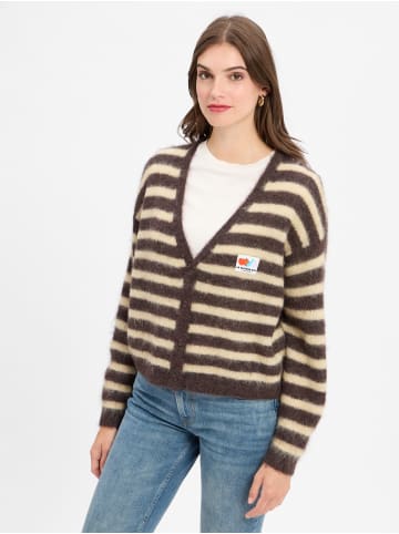 American Vintage Strickjacke Nenybay in schoko beige - 0002