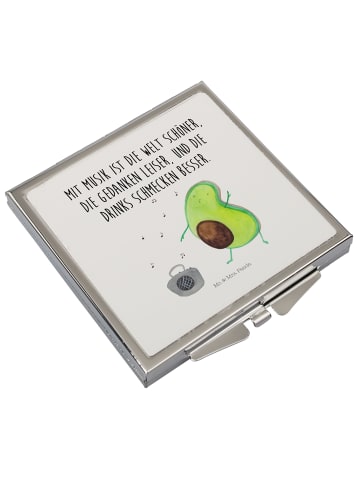 Mr. & Mrs. Panda Taschenspiegel Avocado Tanzen mit Spruch in Weiß