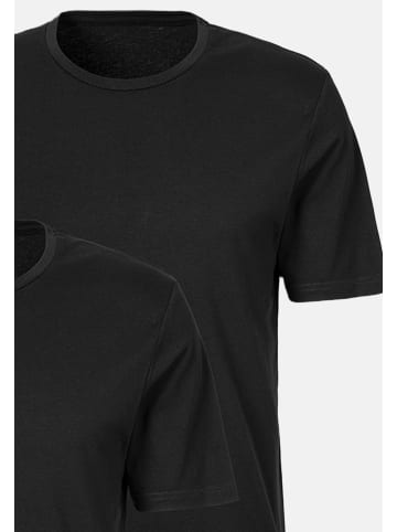 S. Oliver Unterhemd / Shirt Kurzarm Basic in Schwarz