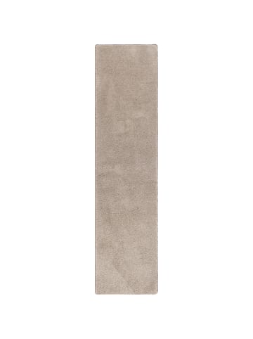 Snapstyle Hochflor Shaggy Läufer Teppich Palace in Taupe