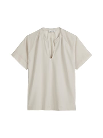 Marc O'Polo Blusenshirt relaxed in silky stone