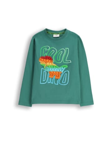 Coccodrillo Langarmshirt aus Baumwolle in grün