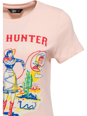 Queen Kerosin Shirt "Head Hunter" in Pink