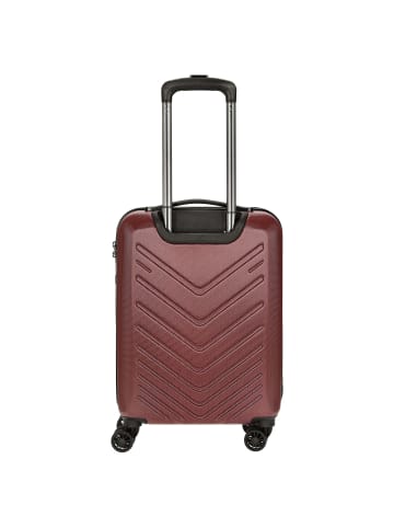 Check.In Mailand - 4-Rollen-Kabinentrolley 55 cm (rot) in rot