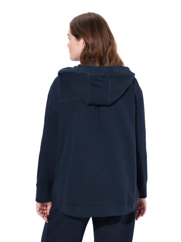 Ulla Popken Sweatjacke in marine