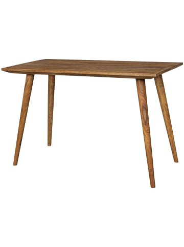 FineBuy Esstisch in Braun / Sheesham / 60x120x76