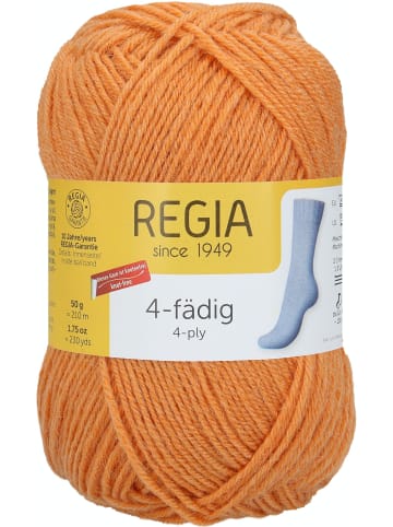 Regia Handstrickgarne 4-fädig Uni, 50g in Kürbis