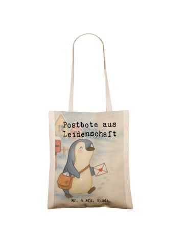 Mr. & Mrs. Panda Laptoptasche Postbote Leidenschaft Design mit S... in Weiß