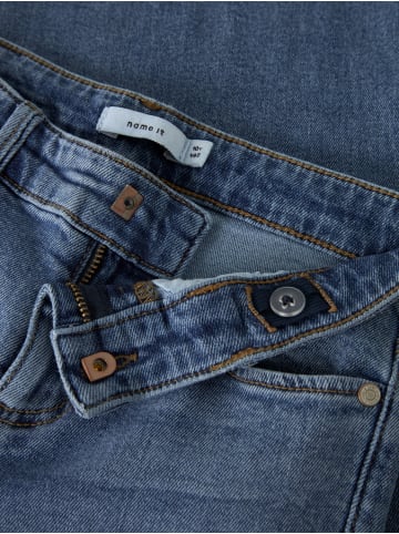 name it Jeanshose Wide Leg Nkfpolly in medium blue denim