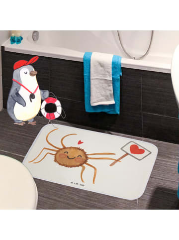 Mr. & Mrs. Panda Teppich Bad Spinne Agathe Motivation ohne Spruch in Weiß