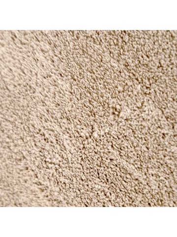 KADIMA DESIGN Teppich Kurzflor waschbar Unifarben Wohnzimmer in Beige
