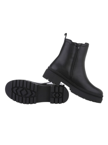 Ital-Design Stiefelette in Schwarz