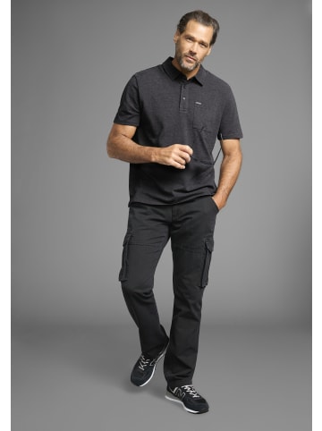 Man's World Poloshirt in anthra melange