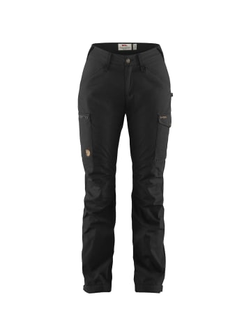 FJÄLLRÄVEN Trekkinghose Kaipak Trousers Curved in Schwarz