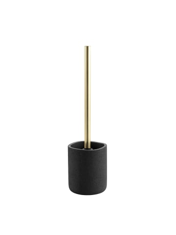 Douceur d’Intérieur WC-Bürste AQUAMARBRE NOIR/OR in Schwarz, (B) 10,2 x (H) 10,2 x (L) 36,5 cm