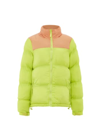 hoona Wattierte Steppjacke in Saure Limette Aprikose