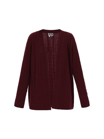 DreiMaster Maritim Women Cardigan in burgundy
