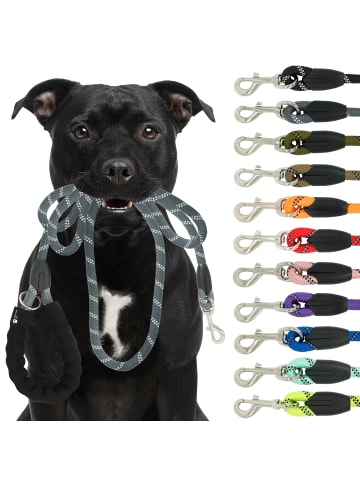 Reichstadt Reichstadt  RS Pets Führleine Nylon 25RSP084 Grey 1,5m