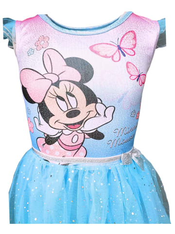 Disney Minnie Mouse Tüllkleid Minnie Mouse mit Glitzer in Hellblau