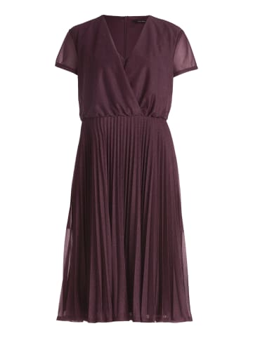 Vera Mont Cocktailkleid mit Plissee in Purple/Purple