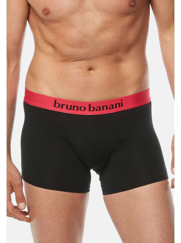 Bruno Banani Retro Short / Pant Flowing in Magenta / Schwarz