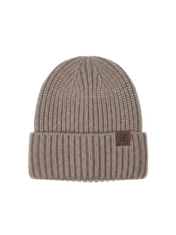 Faera Strickmütze warmes Design in Braun