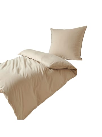 Traumschlaf Bettwäsche Basic Chambray in sand